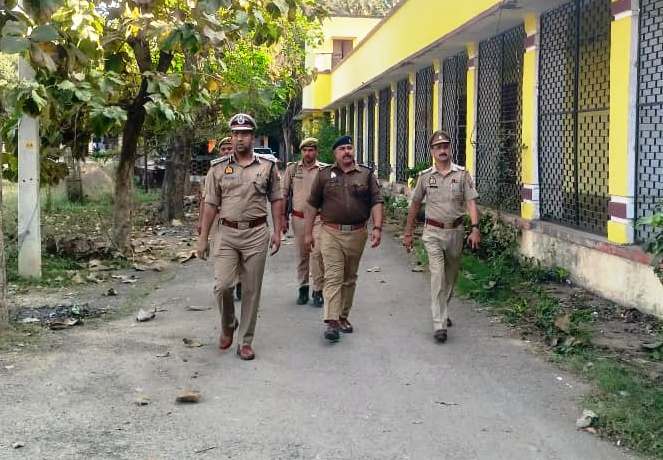 उ0नि0 पुलिस भर्ती परीक्षा 2026 के दृष्टिगत डीआईजी बस्ती द्वारा परीक्षा केन्द्रो का किया गया निरीक्षण